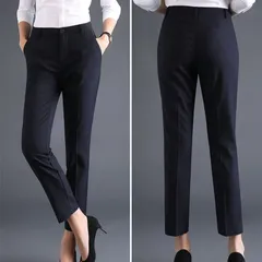 スーツパンツ レディース 洗える テーパードパンツ ストレートパンツ センタープレス 通勤 オフィス リクルート ビジネスパンツ スラックス ストレッチ 事務服 新生活 VUMN532