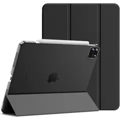 【新着商品】ウェイクアップ/オートスリープ機能付き スマートカバーiPad Pencilワイヤレス充電対応 Pro iPadPro11インチ(2022/2021/2020/2018)保護ケース 11用 JEDirect (ブラック)