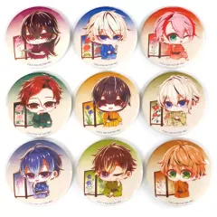 【中古】バッジ・ピンズ [単品] 集合 描きおろしちびキャラ缶バッジ9個セット 「Switchソフト ビルシャナ戦姫 一樹の風 アニメイト限定セット」 同梱特典