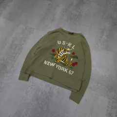 ポロラルフローレン　サガラ刺繍ロゴ タイガーワッペン　スウェット　QRタグ 楽天市場】ポロ ラルフローレン タイガー サガラ ワッペン 刺繍