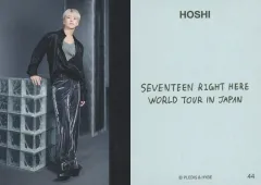 【中古】コレクションカード(男性) 44：SEVENTEEN/ホシ(HOSHI)/「SEVENTEEN [RIGHT HERE] WORLD TOUR IN JAPAN」ランダムフォトカード