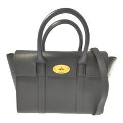 MULBERRY マルベリー スモールベイズウォーター・レザー 2WAYハンドバッグ ショルダーバッグ/HH3930/205A100/ブラック【オールシーズン】【♀】【A】【レディース】★■556928【中古】