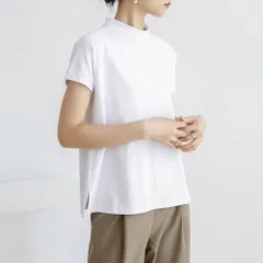 ☆ ホワイト ☆ L ☆ Tシャツ レディース クルーネック 半袖 おしゃれ ougss9133 Tシャツ レディース 半袖 クルーネック サイドスリット ヘムライン 綿 コットン カジュアル シンプル ゆったり 柔らかい 春 夏 秋 トップス おしゃれ