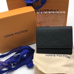 超美品 LOUISVUITTON ルイヴィトン モノグラム 財布 ウォレット トリヨン ポルトフォイ パイロット ブラック k3001