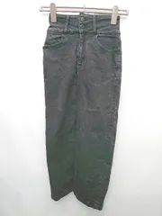 ◇ Θ AZUL BY MOUSSY アズールバイマウジー スリット デニム ロング丈 タイト スカート サイズXS グレー レディース P  【1409250000768】
