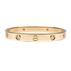 【名古屋】カルティエ ラブブレス バングル ハーフダイヤモンド 4PD LOVE #16 K18PG 750 B6035916 ピンクゴールドのサムネイル