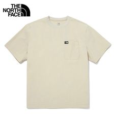 THE NORTH FACE ノースフェイス オールラウンドEX ラウンドTシャツ メンズ レディース 半袖 ライトベージュ色 海外限定