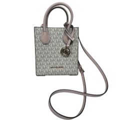 ◆未使用品◆ MICHAEL KORS マイケルコース 2way ショルダーバッグ ベージュ×ピンク系 MK シグネチャー 本体のみ V77334NC