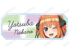 【中古】バッジ・ビンズ 中野四葉(A) 「五等分の花嫁∽ 描き下ろし 衣装交換ver. 第2弾 トレーディングアクリルネームプレート」