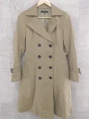 ■ ◎ LAUTREAMONT ロートレアモン 長袖 トレンチ コート サイズ1 ベージュ レディース  【1002800924141】