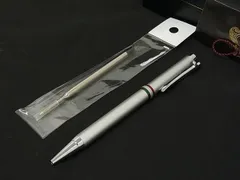 ■新品同様■ Orobianco オロビアンコ ツイスト式 ボールペン 筆記用具 メンズ レディース シルバー系 DG2127のサムネイル