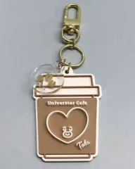 【中古】キーホルダー TATA(ブイ) LATTE COLOR シリコンキーホルダー 「BT21」