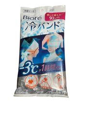 花王 ビオレ 冷シート 冷バンド 無香性 3本入