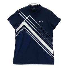 サイズ：M CALLAWAY キャロウェイ  モックネック半袖Tシャツ  ネイビー系 [240101531630] ゴルフウェア レディース ストスト
