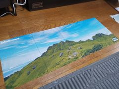 「新緑の屋久島」日本手ぬぐい/環太平洋火山帯三十六景その4　(税送込)
