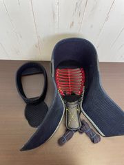 a518☆剣道防具☆面単品☆6㎜ミシン刺し☆つむじ63.8☆外せる内輪☆初心者向