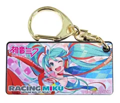 【中古】キーホルダー レーシングミク 2016Ver. 「初音ミク GTプロジェクト 15周年記念 トレーディングナンバープレート風キーホルダー」