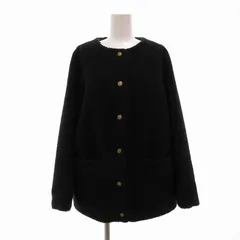A.P.C. ボア襟ジャケット M ネイビー A.P.C. | ブルゾン / ジャケットの商品一覧 | A.P.C.