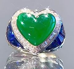 天然天山翠金糸玉飘花【一点物】天然石パワーストーンバングル