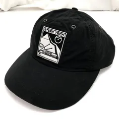 【中古】SUPREME×THE NORTH FACE キャップ サイズFREE 黒 シュプリーム×ノースフェイス[91]