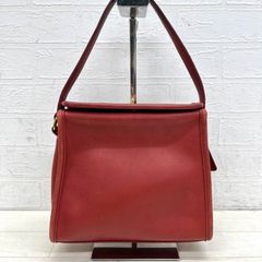 166◎ ヴィンテージ COACH ハンド バッグ レッド レディース