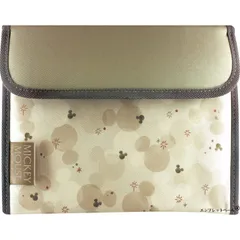 新品 母子手帳ケース アイコン ミッキー やわらかく落ち着いた色合い ワンタッチテープで開閉しやすい 定番ジャバラタイプ Disney 母子手帳サイズ13×18cm 保険証 診察券 キャッシュカード等をまとめるのに便利な マルチケース エンプレットベール