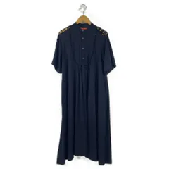 mint designs　シャツワンピース mintdesigns / POTTERY SHIRT DRESS | ミントデザインズ | BLUE