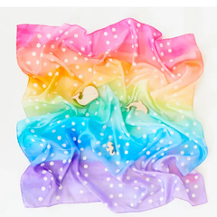 SARAH'S SILK  Rainbow Jellyfish Playsilk （レインボー•ジェリーフィッシュ•デザイン）
