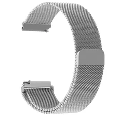 ミラネーゼループコンパチブルSamsung Galaxy Watch 3 45mm/Galaxy Watch 46mmメタルメッシュバンド、ステンレスマグネットバンドコンパチブルHUAWEI Watch GT3 Pro 46mm/GT3 46mm/