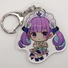 【中古】キーホルダー 湊あくあ ミニキャラアクリルキーホルダー ブライト衣装ver. 「バーチャルYouTuber ホロライブ hololive SUPER EXPO 2023」