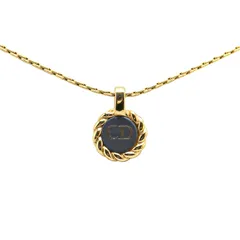 ディオール CDロゴ ラウンド ゴールド メッキ レディース Dior【1-0181569】