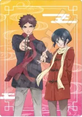 【中古】下敷き 岐兵馬＆長月ぼたん 水彩アート B5下敷き 「もののがたり」