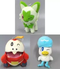 【中古】ぬいぐるみ 全3種セット ぬいぐるみ～ニャオハ・ホゲータ・クワッス～ 「ポケットモンスター」
