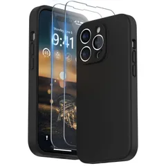 SURPHY 液晶付き、エルダーベリー　iPhone14 pro max用ケース シリコン