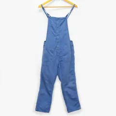 Johnbull ジョンブル レディース Sサイズ サロペット オーバーオール 麻混 ブルー 青系 AP975 01-0142のサムネイル