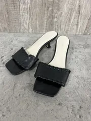 TOMORROWLAND トゥモローランド ステッチ ミュール サンダル size38/黒 ■◆ レディースのサムネイル
