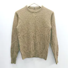 ◇ ⊇ 無印良品 長袖 ニット サイズXS ブラウン レディース E  【1501230000086】