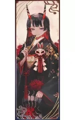 【中古】ポスター 月ノ美兎 「バーチャルYouTuber にじさんじ にじさんじ妖怪万化 掛け軸風ランダムミニポスター Bグループ」 にじさんじオフィシャルストア 4周年記念