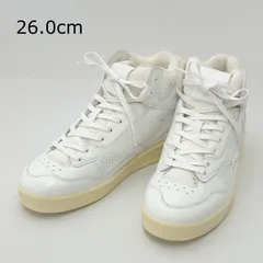 26.0cm【新品未使用訳アリ】JIL SANDER ジルサンダー ハイカットスニーカー J32WS0017 P4869 100 WHITE/ECRUのサムネイル