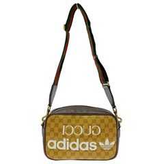 中古】GUCCI グッチ 702427・498879 PVCコーティングキャンバス レザー  