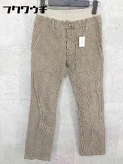 ◇ SHIPS シップス チェック パンツ サイズS ブラウン レディース 【中古】 【1101220003006】