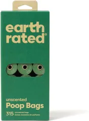 earth rated 正規輸入品ペット用エチケット袋 315枚入(無香料,  315個)のサムネイル