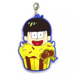 [중고]키홀더·마스코트(캐릭터) 14송 컵케익 오소마츠씨 러버 마스코트