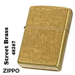 zippo(ジッポーライター)レギュラー　ストリートブラス REGULAR STREET BRASS　2023モデル #48267 メンズ レディース おしゃれ シンプル ギフト プレゼント　今人気の売れ筋商品