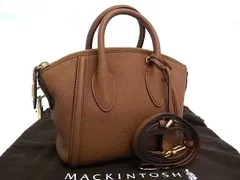 ■極美品■ MACKINTOSH マッキントッシュ レザー 2WAY クロスボディ ショルダーバッグ ハンドバッグ ブラウン系 FG8988のサムネイル