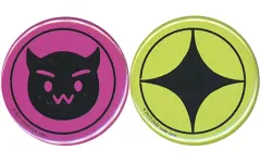 【中古】バッジ・ピンズ 常闇トワ 缶バッジ2個セット 「バーチャルYouTuber ホロライブ」 3D化記念グッズ