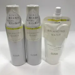 T1620 ELIXIR エリクシール ルフレ バランシング バブル 165g × 2点 & バランシング ウォーター 1 つめかえ用 150ml 計3点セット