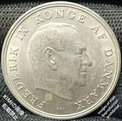 5クローネ　硬貨　フリードリヒ9世　デンマーク　貨幣　コイン　古銭