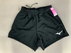 新品　$0%OFF ミズノ　ウィメンズバレーボールハーフパンツ　ブラック　Lサイズ
