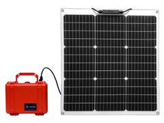 長寿命防水防塵可搬型太陽光発電システム　SG12-M50SPM-B10LIM-OR